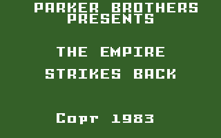 Star Wars: The Empire Strikes Back back cover for Intellivision